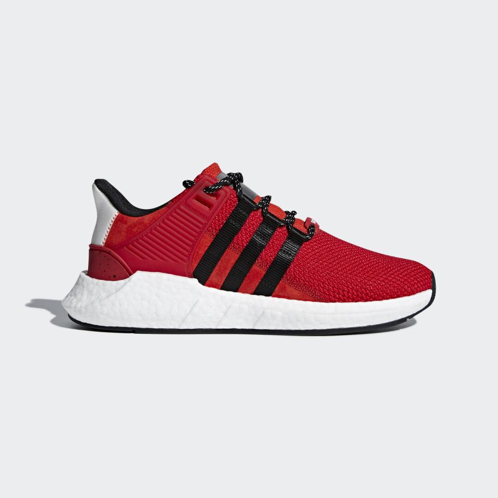 Originals Adidas EQT Support 93/17 Barbati Romania - Rosii Inchis/Negrii/Gri CQ2398